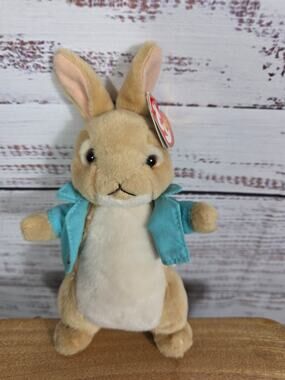 Ty Beanie Babies Peter Rabbit Plush w/Tag Classic Collection 8" Bunny